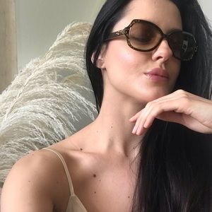 Francis Klein vintage brown sunglasses